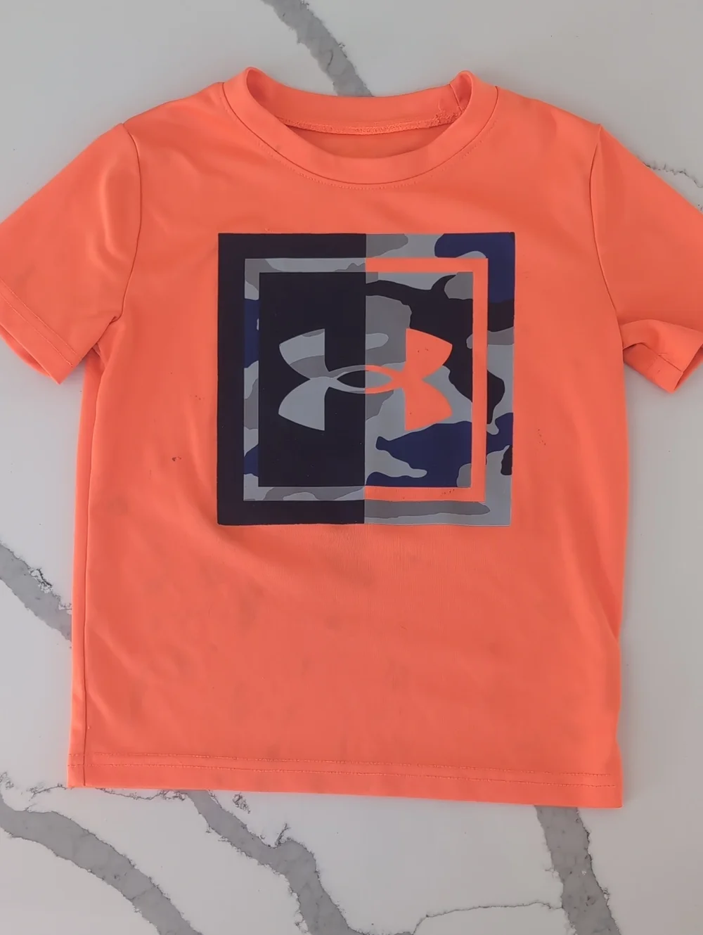 Toddler Boys Under Armour T-shirt Shorts Baseball Bundle- 4 Tops 1 Shorts Size 4